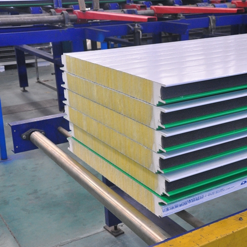 glass wool core PIR rail panel